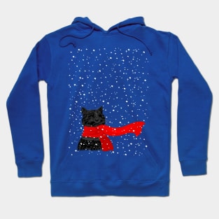 Snow Cat  (Black) Hoodie